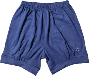 Yoga Shorts, Unisex Cotton Yoga Shorts, High-Waisted Workout Shorts, Iyengar Yoga Bloomers, Pune Pants, Workout & Gym Shorts (Blue, XS)