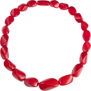 ZAVANA 22 inches Long Statement Necklace for Women, Handmade Boho Chic Chunky Necklace for Women with Coloured Twisted Resin Links, Unusual Colouful Bohemian Costume Jewelry for Women